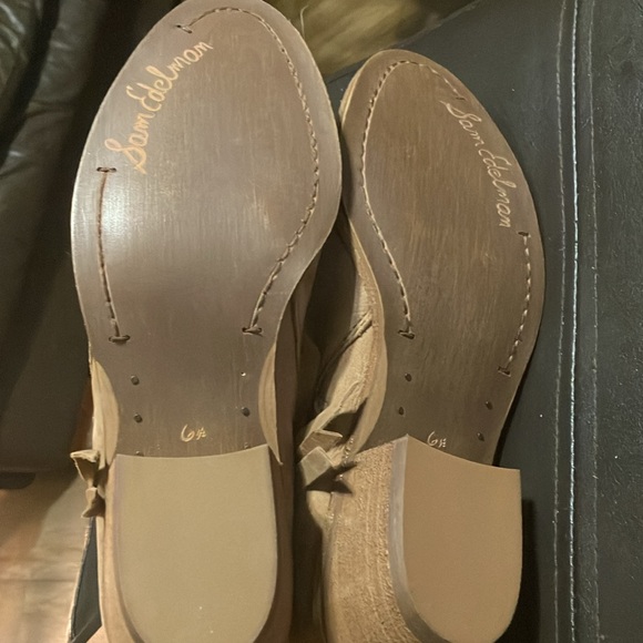 NWOT Sam Edelman Utah tan soft leather ankle boots size 6.5 - Picture 4 of 6
